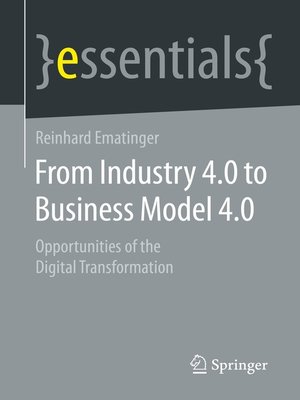 cover image of From Industry 4.0 to Business Model 4.0